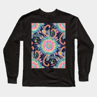 Color Celebration Mandala Long Sleeve T-Shirt